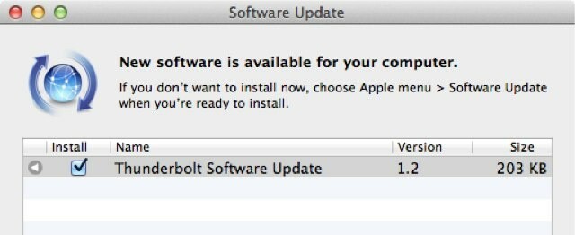 Εάν δεν το έχετε κάνει ήδη, μην εγκαταστήσετε αυτήν την ενημέρωση Thunderbolt στο Mac σας.