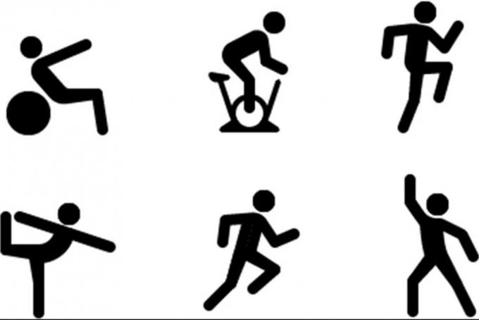 Algunos de los iconos encontrados relacionados con la próxima aplicación de fitness de Apple