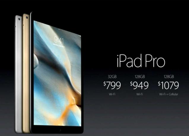 IPad Pro se začne prodávat 11. listopadu.