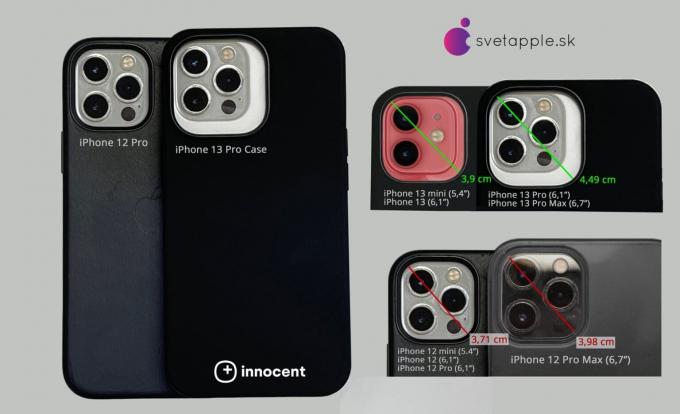 Varhaisessa iPhone 13 -kotelossa näkyy kameran, loven ja painikkeiden suunnittelumuutoksia