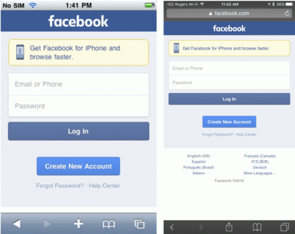 Facebook toimii edelleen täydellisesti iOS 3.1.3 -käyttöjärjestelmässä.