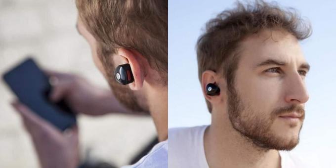 Disse trådløse øreproppene er en fin blanding av høyteknologisk og diskret design.