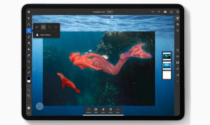 iPad için Adobe Photoshop bugün önemli bir güncelleme aldı