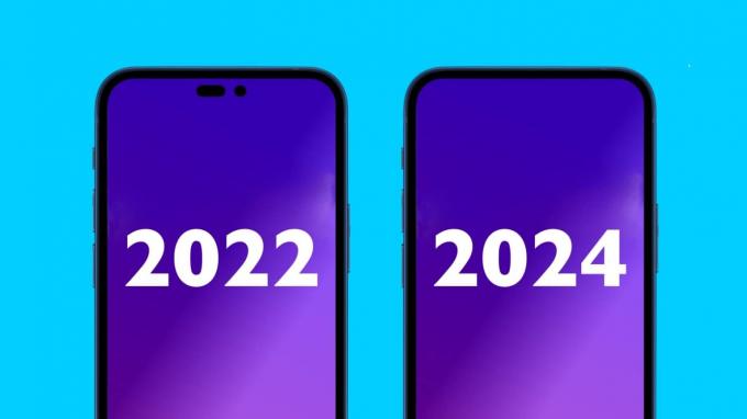 iPhone ekrāna iegriezums beidzot varētu pazust 2024. gadā