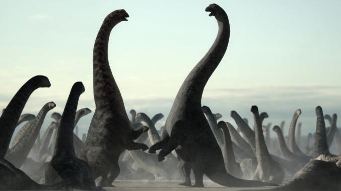 Το Dreadnoughtus στο " Prehistoric Planet" στο Apple TV+