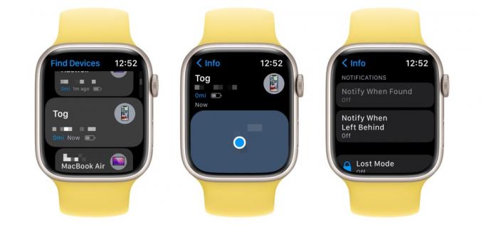 Apple Watchin Find Devices -sovelluksen avulla voit paikantaa kadonneet Apple-varusteet ja saada hälytyksen suoraan kellostasi.