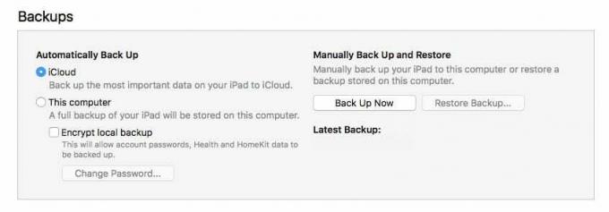I backup di iTunes sono l'ultima risorsa, ma è utile averli se ne hai bisogno.