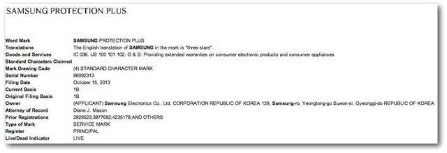 Patent společnosti Samsung