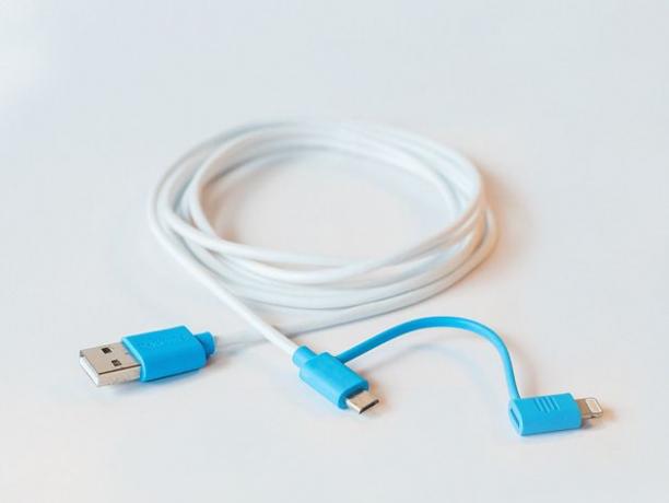CoM_2-в-1 зарядний кабель для iOS для iOS