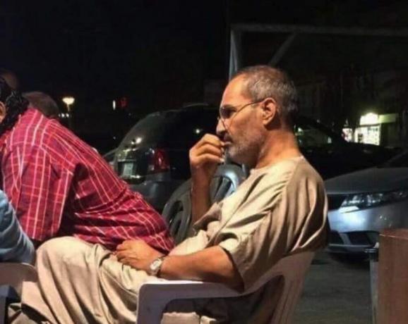 Steve Jobs visto en Egipto. Ahora eso es un