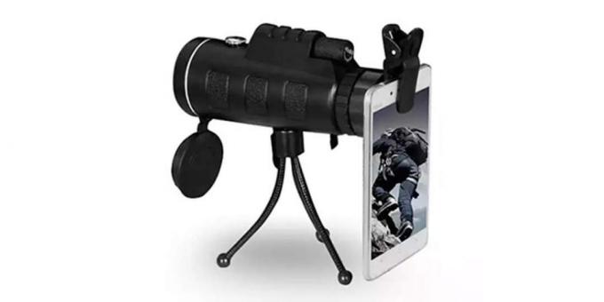 CoM - Monocular Zoomable 60X cu atașament pentru telefon inteligent