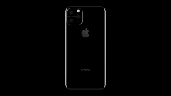 Noplūdušais renderējums parāda kameru nomas trio, kas varētu būt 2019. gada iPhone izcēlums.