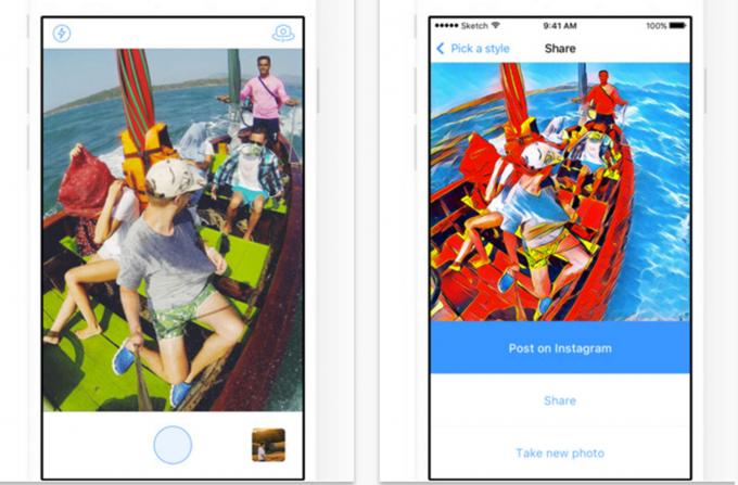 Aplikace Prisma pro iPhone vám umožní použít styl malby slavného umělce.