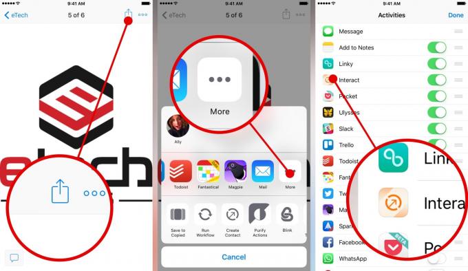 วิธีส่งไฟล์และไฟล์แนบไปยังกลุ่มผู้ติดต่อบน iOS (1 จาก 2)