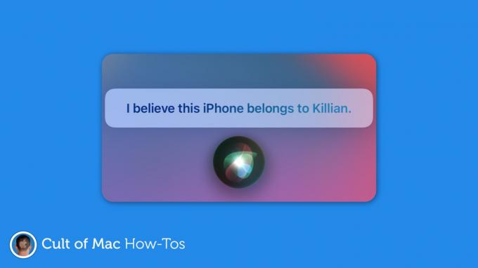 Demandez à Siri à qui appartient un iPhone perdu