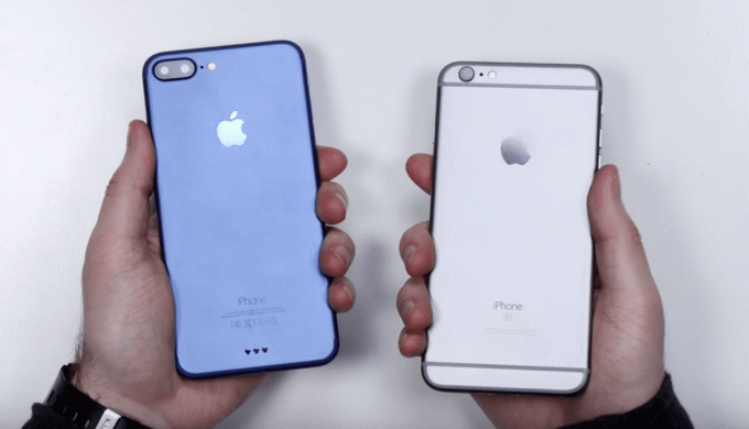 iPhone-7-Plus- მაკეტი-ლურჯი