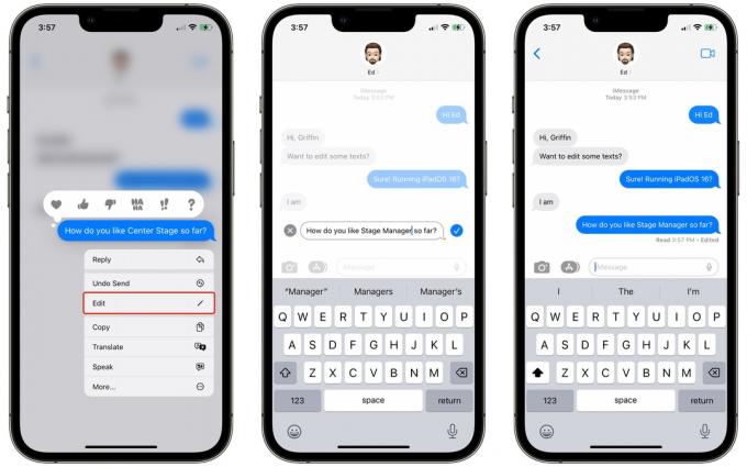 Cum să editați un mesaj text în iOS 16. Câte alte funcții va introduce Apple folosind metafore bazate pe scenă? Anul viitor: Exit Stage Right™.