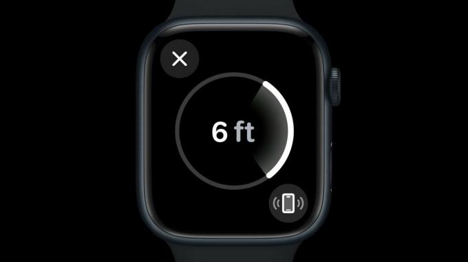 Apple Watch finder netop en iPhone