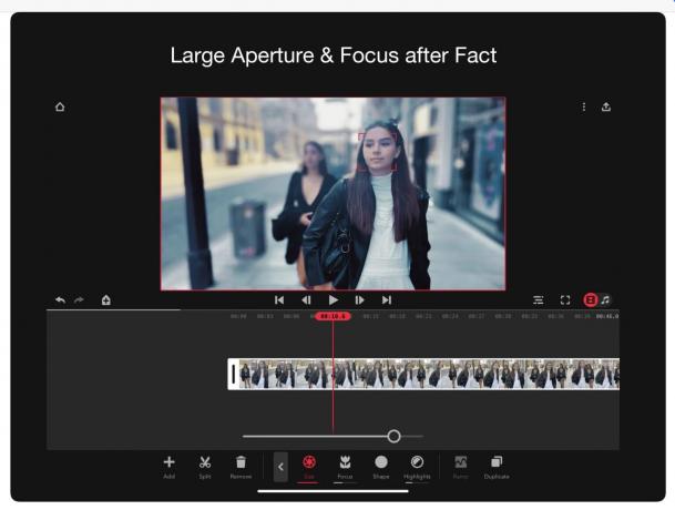 Focos Live מאפשר למשתמשי אייפון לצלם סרטוני בוקה.