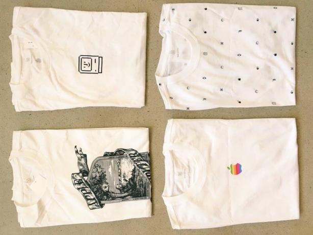 Dessa Apple-t-shirts kommer att ge en retro nördstämning till din garderob,