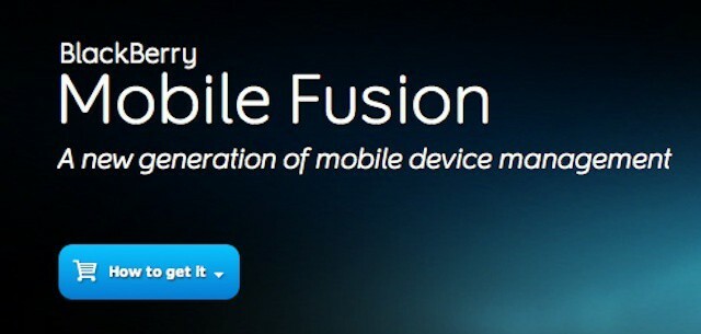 РИМ проширује БлацкБерри Мобиле Фусион за подршку управљања иОС -ом и Андроидом