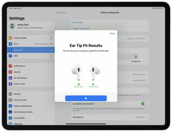 AirPods Pro Test Fit Fit Test: Ali pravilno nosite AirPods Pro?