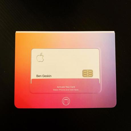 Apple Card-Verpackung