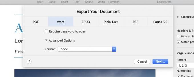 Pages-Word-export