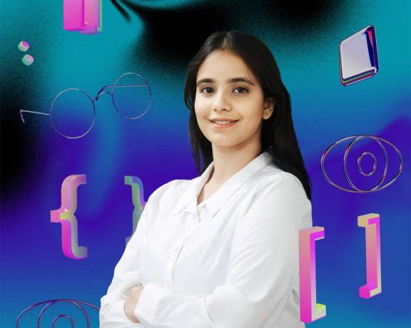 Aplikacija Asmi Jain pomaga krepiti očesne mišice.