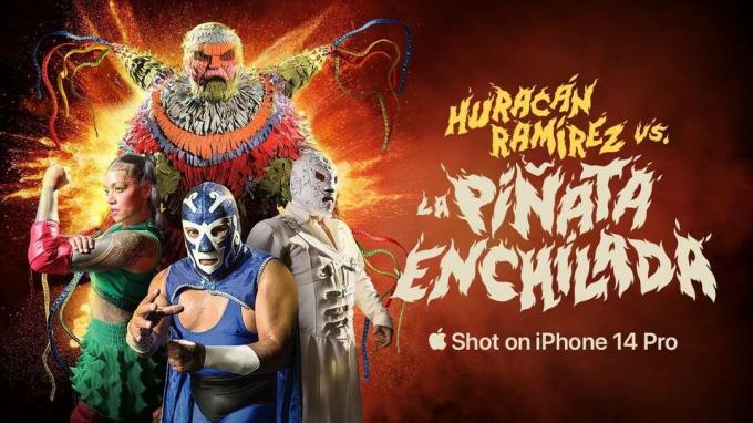 Legenda Lucha Libre ia o piñata ticăloasă în filmul „Shot on iPhone”.