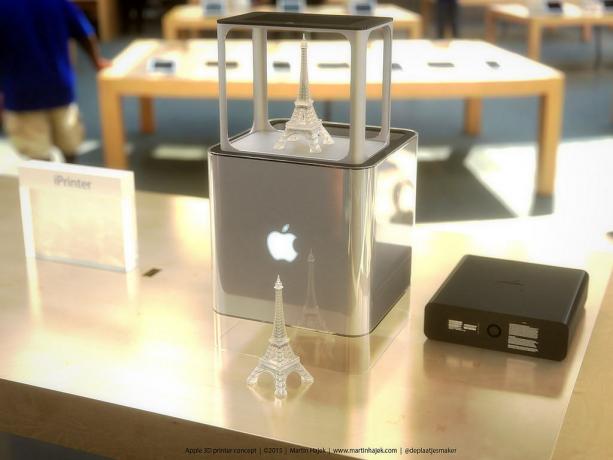 É assim que será a impressora 3-D da Apple?