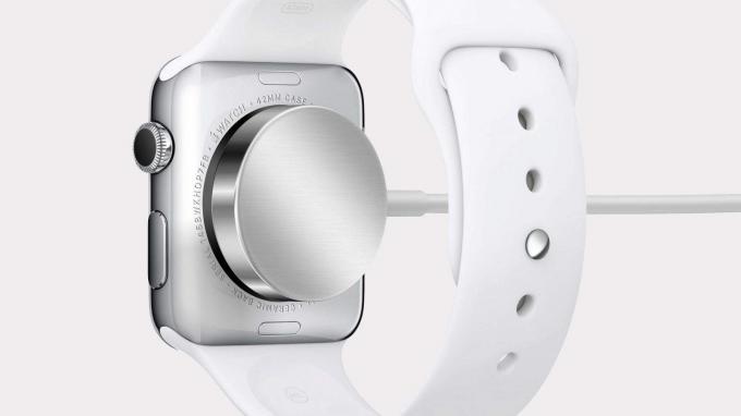 Apple Watch uzlādes kabelis. Foto: Apple