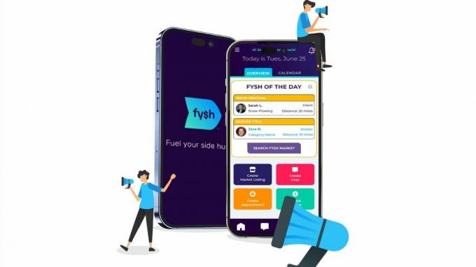 Fysh — приложение для фрилансеров