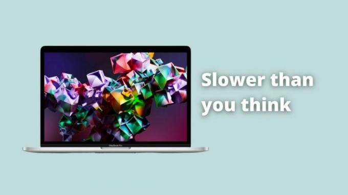 M2 MacBook Pro aeglane SSD mõjutab igapäevast kasutamist.