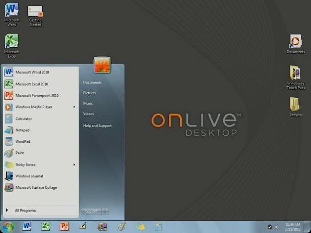 OnLive Desktop trece de la Windows 7 la aplicația Windows Server iPad / Android
