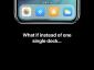 화려한 iOS 14 개념은 iPhone 홈 화면에 여러 개의 도크를 추가합니다.