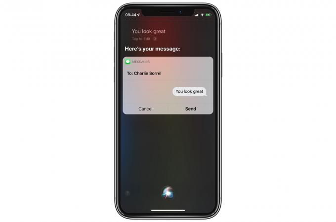 Senden Sie eine Nachricht mit Siri von jedem alten iPhone aus.
