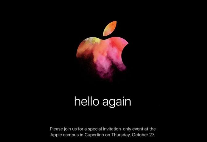 Видите какие-нибудь подсказки в приглашении Apple?