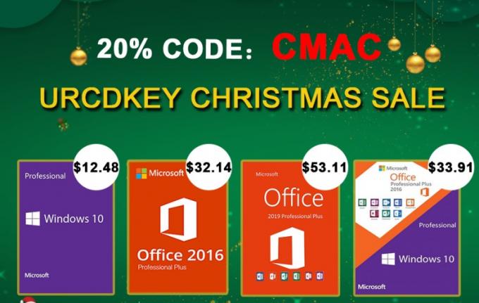 A promoção de fim de ano da URCDKeys permite que você ganhe uma chave OEM do Microsoft Windows Pro a um ótimo preço