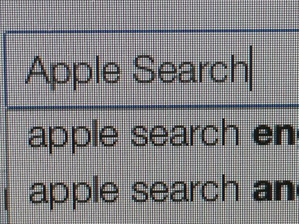 Iskanje Apple