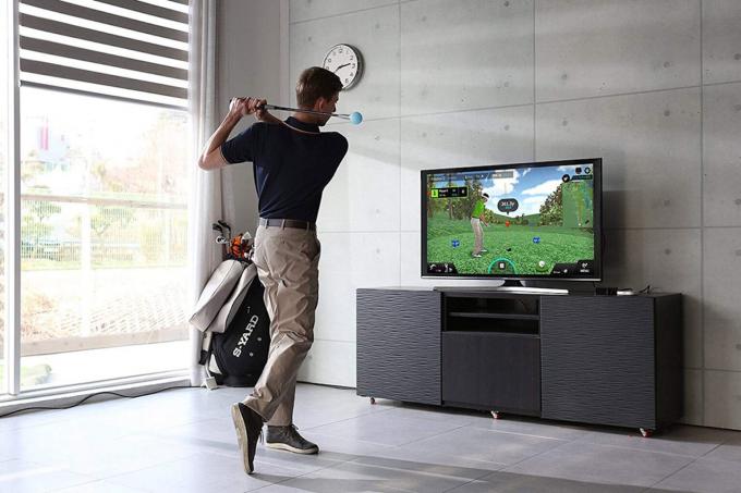 Pagerinkite savo golfo sūpynes naudodami šį virtualų treniruoklį.