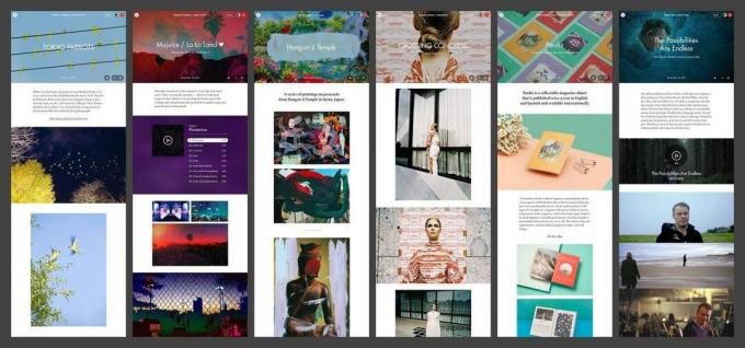 Stampsy ir jauna digitālā publicēšanas platforma vizuālajiem māksliniekiem, lai eleganti izstrādātu un veidotu saturu. Foto: Stampsy