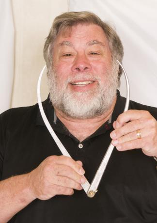 Steve Wozniak wax sculptuur remklauw