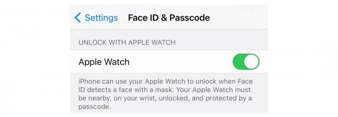 Déverrouiller l'iPhone avec Apple Watch
