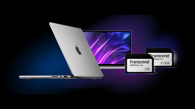 Pievienojiet 1 TB krātuvi 2021. gada MacBook Pro ar JetDrive Lite 330
