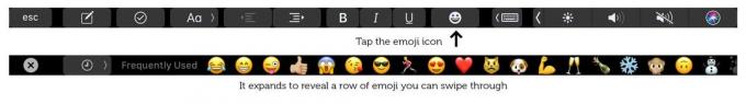 Az Emoji a Touch Bar legkényelmesebb funkciója
