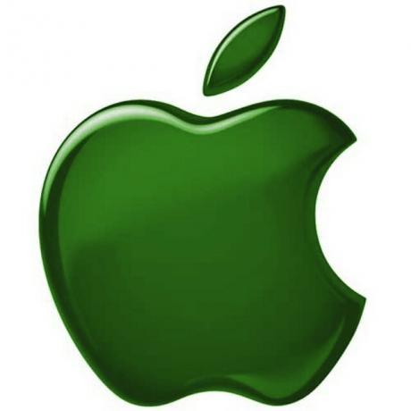 зеленое яблоко логотип